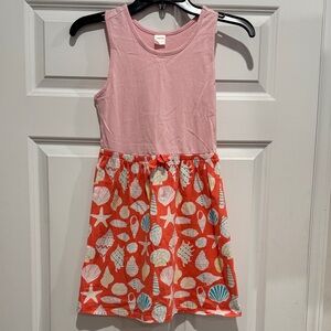 Pink and Red Seashell Kids Dress